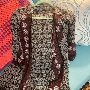 Lavish Print Cardigan